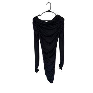 Frederick's of Hollywood Women's Black Mini Bodycon Dress‎ Size M Occasion Event